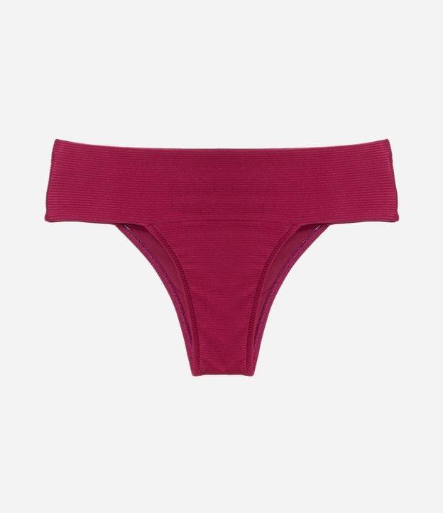 Biquíni Calcinha Pala Larga em Microfibra Canelada - 1