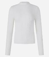 Blusa Ajustada em Tricô com Ponto Diferenciado - 1