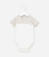 Body Infantil em Ribana com Recortes e Bolsinho - Tam 0 a 18 meses - 1