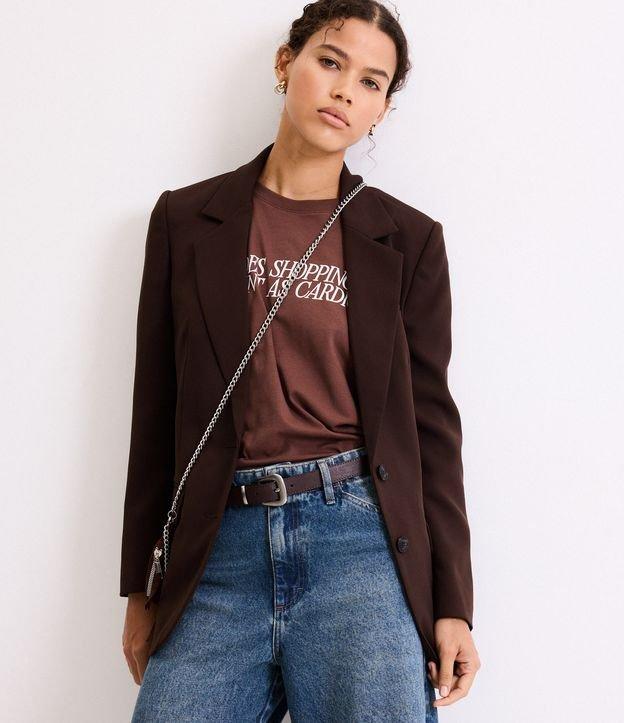 Camiseta em Algodão com Lettering Shopping As Cardio - 3