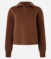 Moletom Slim Quentinho com Forro e Gola Polo - 1