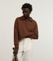 Moletom Slim Quentinho com Forro e Gola Polo - 2