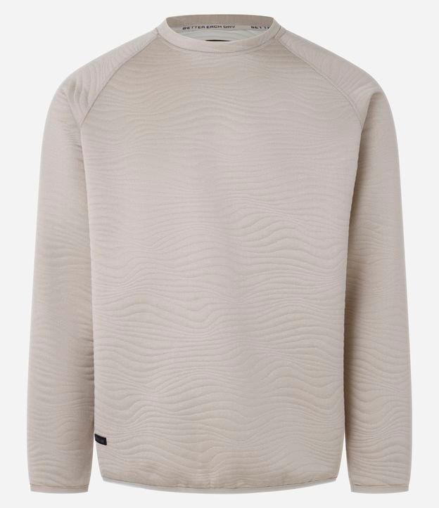 Suéter Esportivo em Dupla Face com Textura - 1