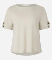 Blusa em Malha Piquet com Detalhe na Barra da Manga - 1