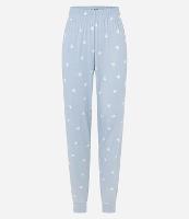 Calça de Pijama em Viscose Estampada de Patinhas - 1