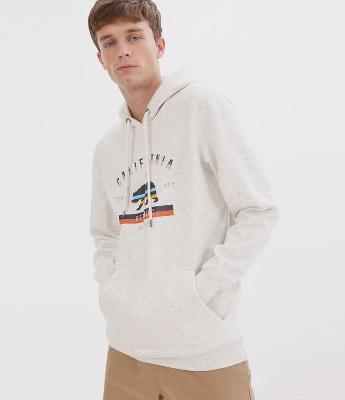 Moletom Canguru Estampa Urso da California com Capuz