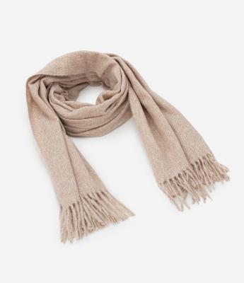 Cachecol Comfy em Flanela com Franjas