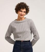 Blusa Slim Canelada Felpuda com Cava Raglan - 3