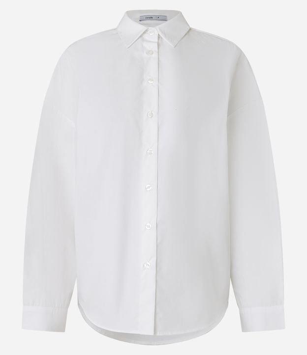 Camisa em Tricoline com Detalhe Franzido nas Costas - 1