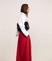 Camisa em Tricoline com Detalhe Franzido nas Costas - 2