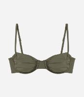 Biquíni Top Meia Taça em Microfibra com Franzido - 1