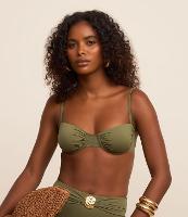 Biquíni Top Meia Taça em Microfibra com Franzido - 2