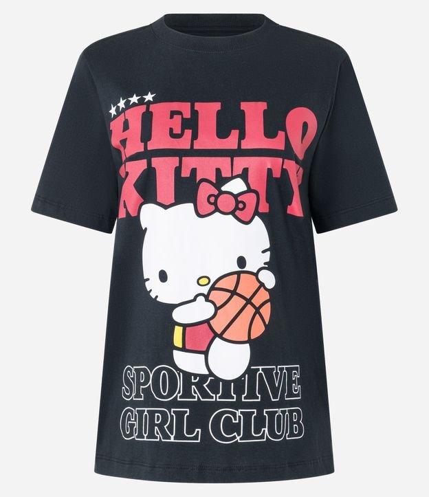 Camiseta T-shirt em Algodão com Estampa Hello Kitty Sportive Girl Club - 1