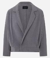 Blazer Casual em Alfaiataria com Frontal Transpassada - 1