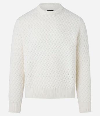 Suéter com Textura Tresse