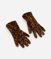 Luva em Plush Animal Print Oncinha - 1