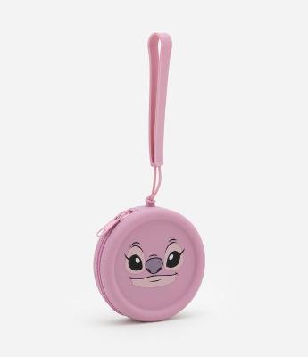Nécessaire Porta Moedas em Silicone com Estampa Angel