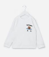 Camiseta Infantil com Estampa Capivara Relax - Tam 1 a 6 Anos - 1