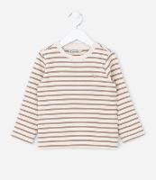 Camiseta Infantil com Estampa Listrada - Tam 1 a 5 Anos - 1
