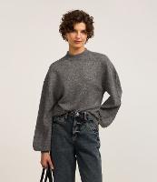 Suéter Curto em Tricô com Gola Alta - 2