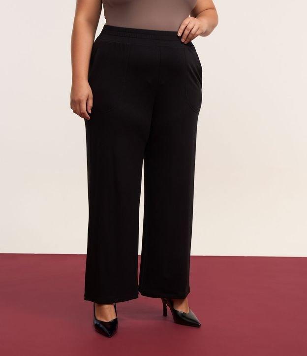 Calça Wide Leg com Bolso Invisível Curve & Plus Size - 2