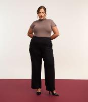 Calça Wide Leg com Bolso Invisível Curve & Plus Size - 4