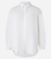 Camisa em Tricoline com Pregas nas Mangas - 1