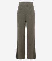 Calça Reta Texturizada com cós Fixo e Malha Quentinha - 1