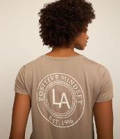 Camiseta Esportiva em Viscose com Estampa LA Frente e Costas - 2