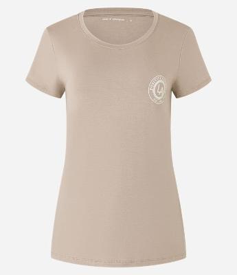 Camiseta Esportiva em Viscose com Estampa LA Frente e Costas