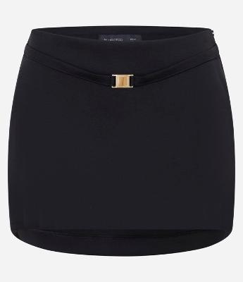 Mini Saia em Alfaiataria com Aviamento na Cintura