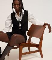 Blusa Colete em Suede com Amarrações Frontais - 2