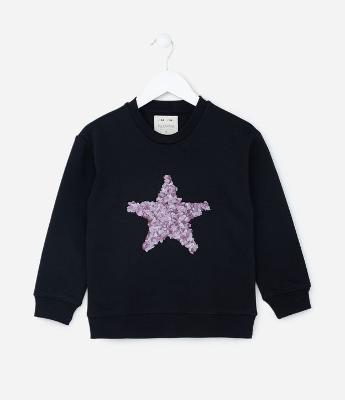 Casaco Infantil Quentinho com Bordado Estrela - Tam 5 a 14 Anos