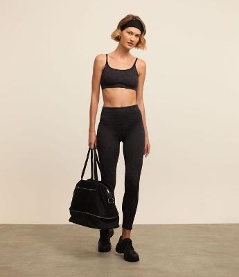 Calça Legging Esportiva Seamless com Jacquard Animal Print Onça