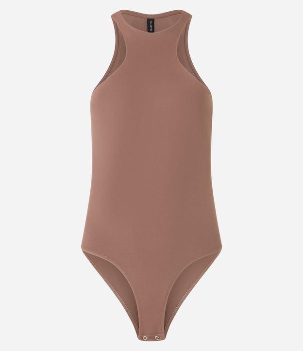 Body em Poliamida com Alça Larga e Gola Diferenciada - 1