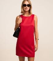 Vestido Curto em Crepe com Laços nas Costas Decotadas - 3