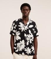 Camisa Boxy em Viscose e Linho com Estampa Floral - 2