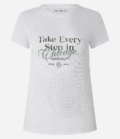 Camiseta Esportivo em Microfibra Texturizada com Estampa Every Step - 1