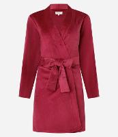 Robe Curto em Plush Texturizado de Bolinhas - 1