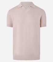 Camiseta Polo em Viscose com Gola V - 1