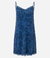 Camisola em Viscose com Elastano Alça Fina e Renda Floral - 1