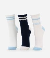 Kit 03 Meias Cano Médio em Algodão com Bordado Stitch e Angel - 1