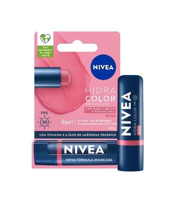 Hidratante Labial Hidra Color Rosé Nivea