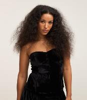 Blusa em Veludo Tomara que Caia com Botões Frontais - 2