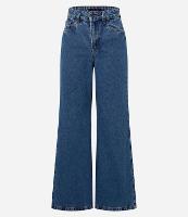 Calça Flare em Jeans com Cintura Alta - 1