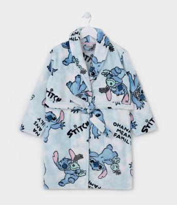 Roupão Infantil Quentinho com Estampa do Stitch - Tam 5 a 16 Anos