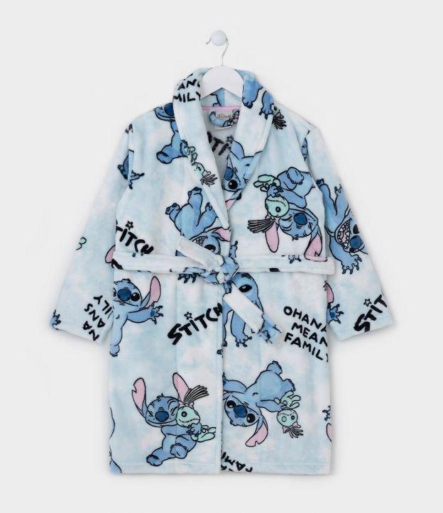 Roupão Infantil Quentinho com Estampa do Stitch - Tam 5 a 16 Anos - 1
