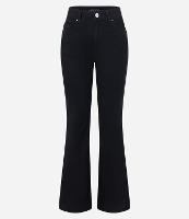 Calça Flare em Sarja com Cintura Alta - 1