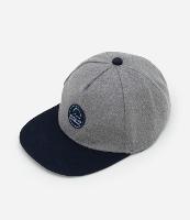 Boné Aba Reta Infantil em Sarja com Bordado - Tam U - 1