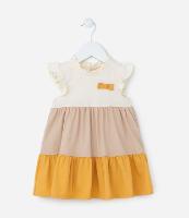 Vestido Marias Infantil com Lacinho Aplicado - Tam 0 a 18 meses - 1
